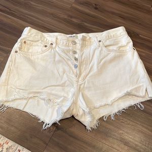 Agolde Parker shorts white